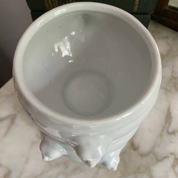 Set Of 3 Cordon Bleu White Lion Head Porcelain Soup Bowls Bowl French - Picture 4 of 4